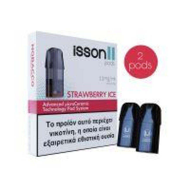 Isson II Pod - Strawberry Ice 12mg
