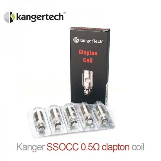Kanger SSOCC Toptank & Subtank Clapton coils 0.5 OHM 3 TEM 