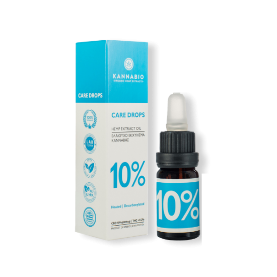 Care Drops CBD 3% Πλήρους Φάσματος Decarb (1000mg/10ml)