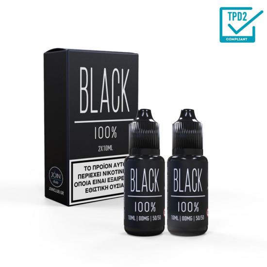  2x10ml Black 100% 6mg