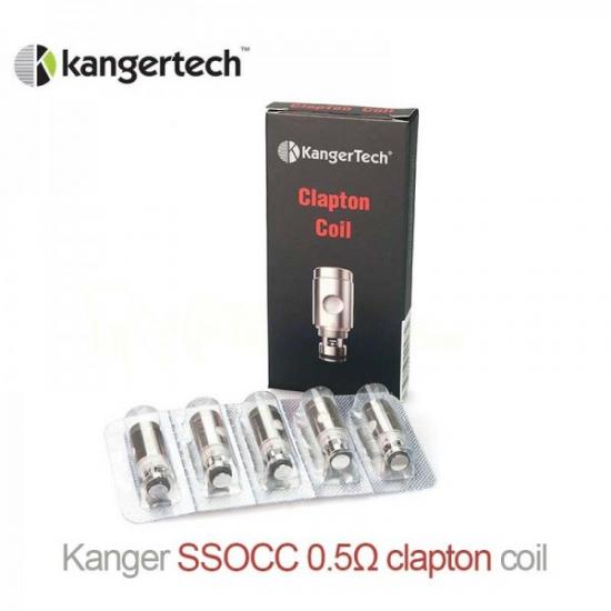 Kanger SSOCC Toptank & Subtank Clapton coils 0.5 OHM 3 TEM 