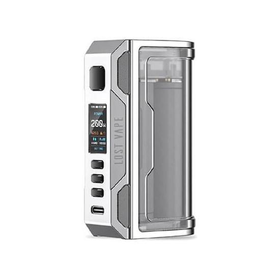 Lost Vape Box Mod Thelema Quest Mod 200W Silver Clear Version