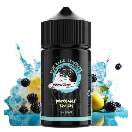 Terror Train (By Steam Train) Blue Razz Lemonade Vapeshot 25/75ml