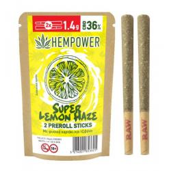 Hempower Super Lemon Haze Pre-Rolled Stick 36% CBD 2τεμ.